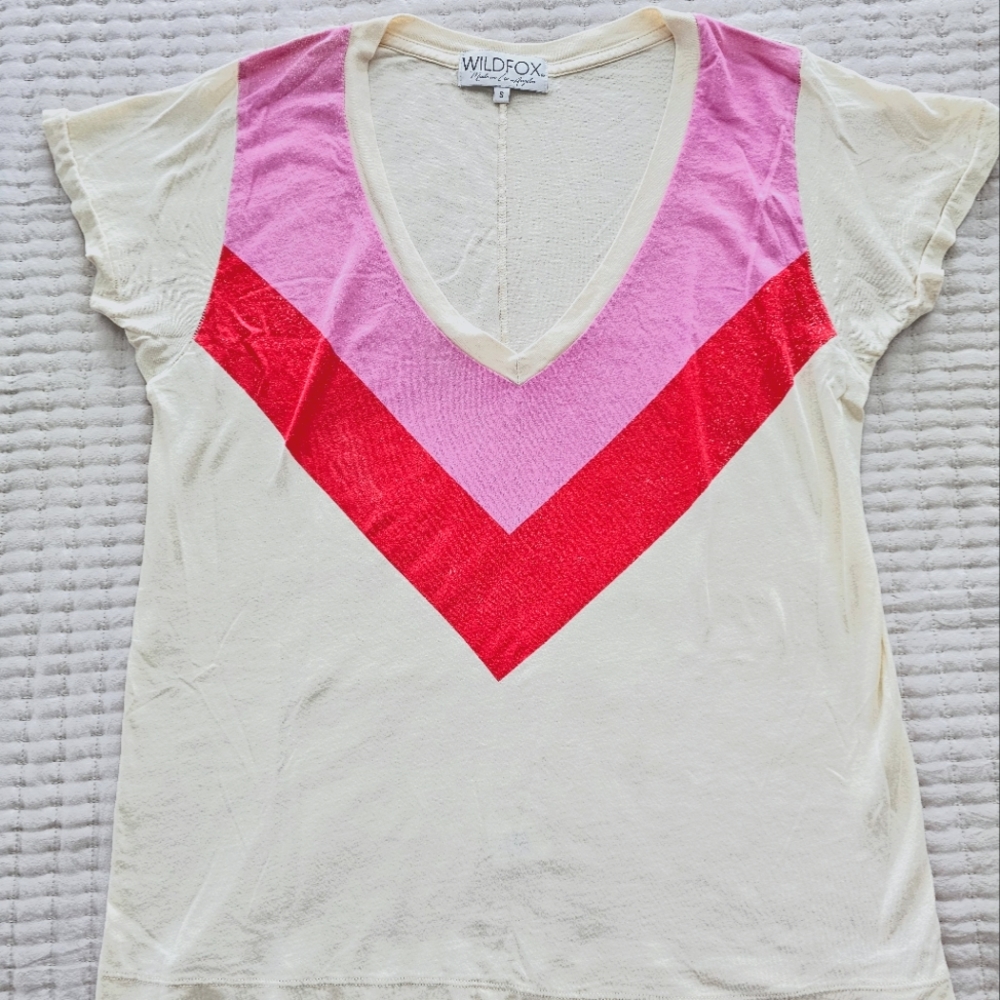 Wildfox Vintage Stripe T-Shirt